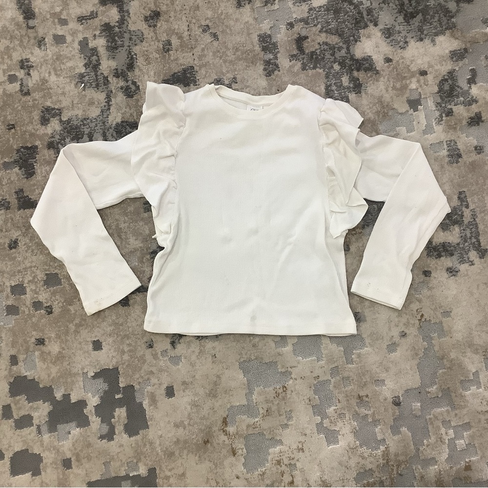ZARA ruffle top